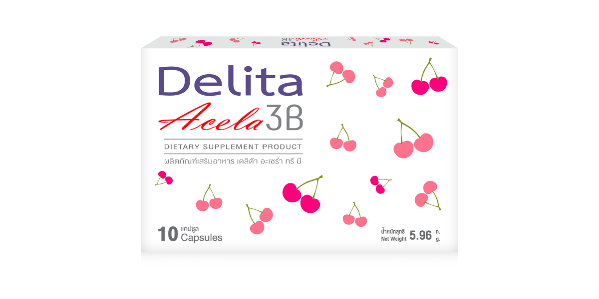 อาหารเสริม Delita Acela 3B