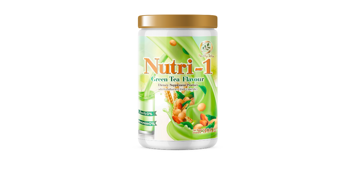 อาหารเสริม Nutri-1 รสชาเขียว