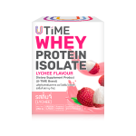 อาหารเสริม เวย์โปรตีนไอโซเลท รสลิ้นจี่ (U-TIME Brand)
